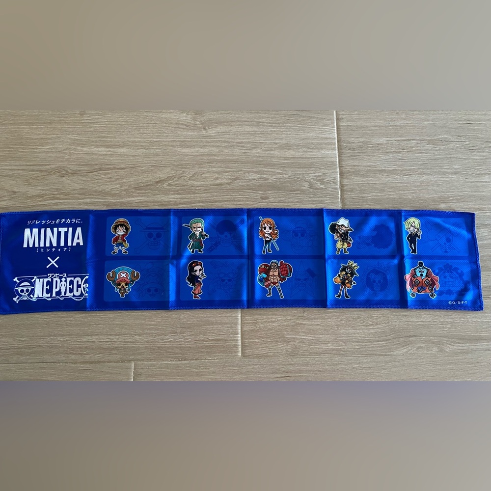New Anime One Piece Mini Cooling Towel - Chibi Crew Art